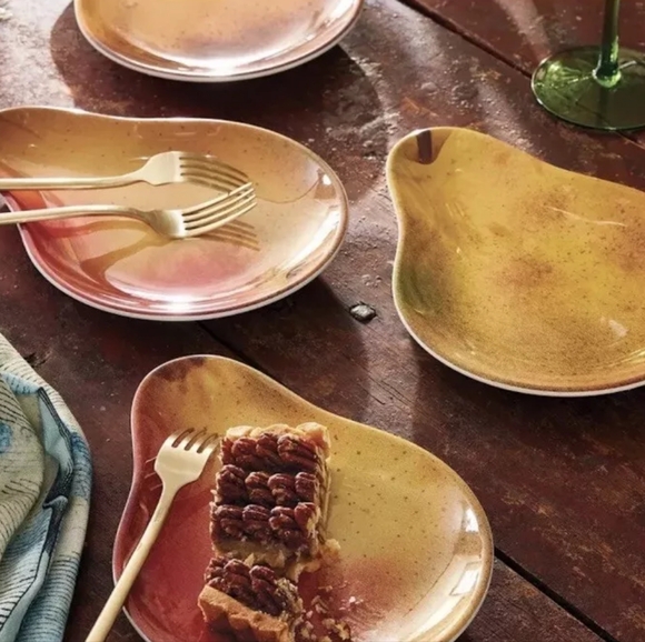 New John Derian x Target 8pc Melamine Pear Shaped Dessert Plates 9"x7" - Picture 1 of 17